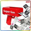 Rain Money Gun Paper Spary Machine Toy Gun Money Gun with 100 Pcs Play Money Cash Gun Party. 