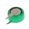10PCS 1.2V 40mAh Ni-MH Rechargeable Battery With Solder Pins For Timer Toys Watch Hearing Aid Solar Equipment Button Coin Cell YULING. 