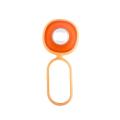Techmanistan 3-in-1 Multifunctional Plastic & Silicone Material Bottle Opener For Jar/Plastic Bottle/Soda Water Bottle - Random Color. 