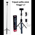 NeePho P170 Selfie Stick & Tripod - 240g, 5.5ft Extendable, 38cm Max Height, ABS+PC, For Phone/Camera/GoPro, Wired Remote Shutter. 