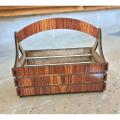 Wooden basket. 