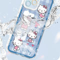 AMORVOR for OPPO A5S A7 A12 A12S Back Cover Cartoon Lovely Crystal Case Camera Protection Transparent TPU Soft Phone Cases. 