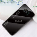 Quiberk for Xiaomi POCO X3 NFC Tempered Glass Hard Case Gradient Color Back + Soft Frame Shockproof Phone Cover. 