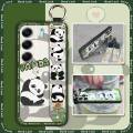 Anti-knock Dirt-resistant Phone Case For Tecno Camon40 4G/CM5 Silicone Kickstand Protective Back Cover Anti-dust Panda. 