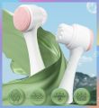 2 in 1 Facial Cleansing Brush Double Sided Facial Cleansing Brush with Soft Bristles for Deep Pore Exfoliation, Makeup Washing, Massage. 