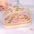Pencil Case Trendy Cute Girls Pen Bag Big Three Layers Kawaii Stationery Bag for School Supplies Office Organization Art And Craft Storage Gift For Students Travel Stationery Pouch. 
