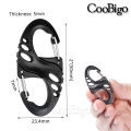 【HOT】 10Pc Plastic Snap Hook Spring Buckle Carabiner S Shape Clips Keychain Key Ring Outdoor Backpack Paracord Lanyard DIY Accessories. 