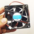 DreamsMart DC 12V Cooling Fan 8025 80x25mm 2 Pins Brushless Motor Exhaust Incubator Peltier CPU Heatsink. 