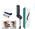Modeling Comb Hair Straightener Hair Iron Men Quick Beard Straightener Styler Comb Perfuw Upgraded Electric Anti-Scald Modeling Comb Men's Hair Straightening Comb, Anti Static, Efficient For Styling And Hair Fashioning. 