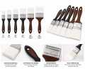 Premium Paint Brush Set 1" 2" 3" 4" 4" Double 5" Double | White Nylon Bristles | PVC Handle | Wall, Oil & Emulsion Paint Brush. 
