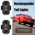 Rechargable 7 Colors In 1 Led Aircraft Strobe Lights Anti Collision Warning Light. 