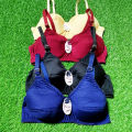 Single Paded Comfortable Foam Bra Non Wired Full Cup BRA for Women's/Girls. 