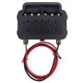 IP67 Waterproof PV Solar Panel Diode Junction Box 6 Lane DC 15A 1000V Black 100W-350w Without Connectors. 