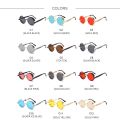 【BestGO】Vintage Men Sunglasses Steampunk Shades For Men Women Metal Round Punk Sun Glasses Spring Hinge UV400 For Outdoor. 