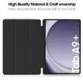 for Samsung Galaxy Tab A9 Plus 11 inch case, Soft Flexible Flip Case Cover with S Pen Holder for Samsung Galaxy Tab A9+ 11 inch with Auto Sleep Wake. 