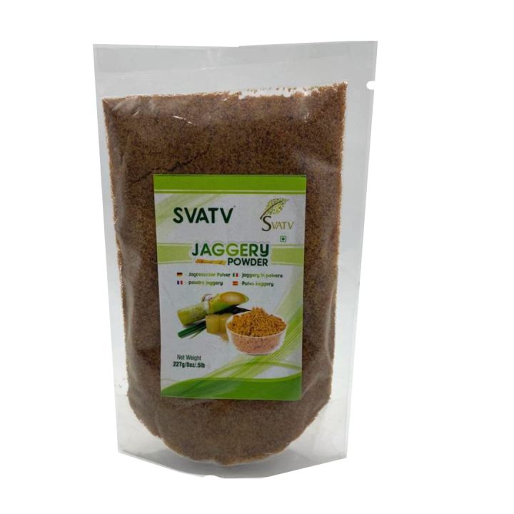 Organic Jaggery Powder 227g | Natural Gur Powder | Healthy Sugar Alternative