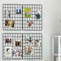 DIY Multifunction Metal Grid Wall Mounted Ins Mesh Art & Craft Photo frame 4 piece. 