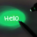 2 in 1 Magic Light Up Painting Drawing Board For Kids Portable Handwriting Toys For Boys & Girls Draw Sketch Art Educational Learning Drawing Slate For Kid Tracing Pad With Stickers & LED Pen Effect Glow In The Dark Art Doodle Color Fluorescent Sketchpad. 