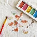 Kuretake Gansai Tambi 6 Color Set-Gem Colors. 