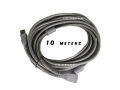 5M/10M USB 2.0 Extension Cable, Male to Female High-Speed Data Transfer, Black. 