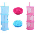 3 Shelf Hanging Storage Net Kids Toy Organizer Bag Bedroom Wall Door Closet. 