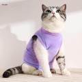 Cat Recovery Suit Outfits Prevent Licking Pets Clothes for After Spay Kitten L. 
