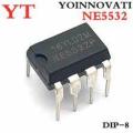 NE5532P NE5532 Dual Operational Amplifier & 8-Pin DIP Sockets with Machined Contact Pins. 