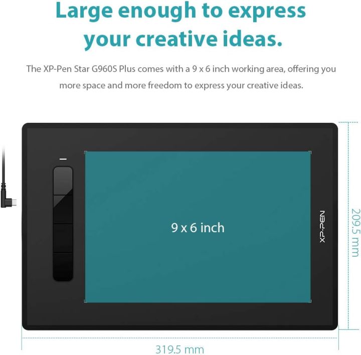 XPPen Deco 01 V2 Graphics Tablet ( Black+Pink) +XPPen StarG640 6x4 Inch +XPPen Star G960S Plus