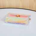 Women Transparent PVC Clear Jelly Clutch Bag Purse Tote Casual Shoulder Handbag Encounter. 