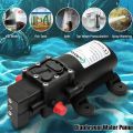 High-Pressure Water Pump 12V Self-Priming Sprayer Diaphragm Auto Switch (110PSI & 220PSI) – Single & Double. 