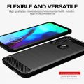 Leweisi Carbon Fiber Bumper Phone Case For Motorola Moto G Stylus 2020 / Moto G Pro Back Cover Coque Shockproof Protectives. 