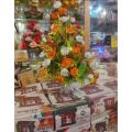 Flower basket home decoration. 