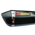 Akrapovic Carbon Fiber Exhaust Muffler Silencer CE9 For Bikes Motorcycle Yamaha Honda Suzuki - Matt Black Carbon Tip Matt with Carbon Tip. 
