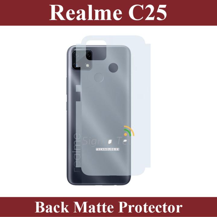 Realme C25 Back Matte Protection Soft Skin Sheet Soft Film Protection For Realme C25