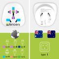 LENCENT 2 Packs World/Pakistan to Australia Travel Adapter Visitor from USA/Europe/United Kingdom to 3 Pin AU Adapter Plug Charger Converters. 