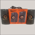 Hotmai Best Multimedia Computer Speaker HT-919 Super Bass for PC, Mobile, Laptop, LED. 