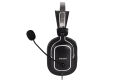 A4Tech HS-50 Headphones - ComfortFit Stereo Headset - 2 Pin 3.5 mm - With Noise Cancelling Mic - Black - For PC. 