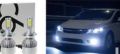C6 H3 Led Bulbs 2Pc For Cars Fog Light White 6000k. 