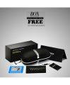 KINGSEVEN Gold Black Aluminum HD Polarized Sunglasses. 