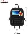 Leatherite Seat Back Organizer with Laptop Tray for All Cars. 