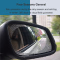 Geepact 4pcs Anti Fog Film Anti Rain Car Mirror Film Rearview Mirror Protective Film Nano Waterproof Anti Glare Side Window Film. 