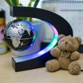 Magnetic Levitation Floating Decoration With LED Lights Globe World Map Globe Gravity Educational Gift Home Office Desk Decoration LED World Map Magnetic Levitation Floating Globe Home Electronic Antigravity C Shape Magnetic Floating Globe Lamp Earth Lamp. 