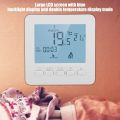FTVOGUE Digital Thermostat Intelligent LCD Display Heating Thermostat Programmable Room Temperature Controller Under Home Household Temperature Tool. 