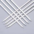 Flat Metal Sikh Tikka Boti Grilling Skewers BBQ Sticks Flat Charcoal Coal Barbecue Grill Bar B Q Grill Bar B Q Coal Grill Bar.B.Q Hand Grill  17 Inch Barbecue Skewers. 