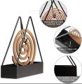 (1 Piece) Mosquito Coil Stand Triangle Anti-scald Mosquito Coil Stand Wax Melt Burner Home Decoration Aromatherapy Burner.. 