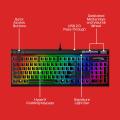 HyperX Alloy Elite 2 – Mechanical Gaming Keyboard, Software-Controlled Light & Macro Customization, ABS Pudding Keycaps, Media Controls, RGB LED Backlit, Linear Switch, HyperX Red,Black. 