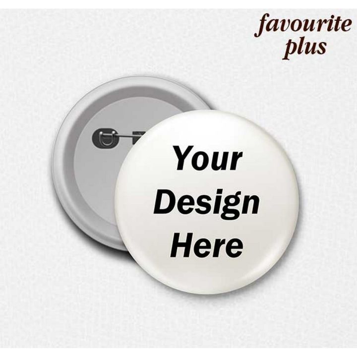 Your Custom Design Here for badge Wedding Badge Gift Personalized Customized Button backpack Pinback Badges in Pakistan