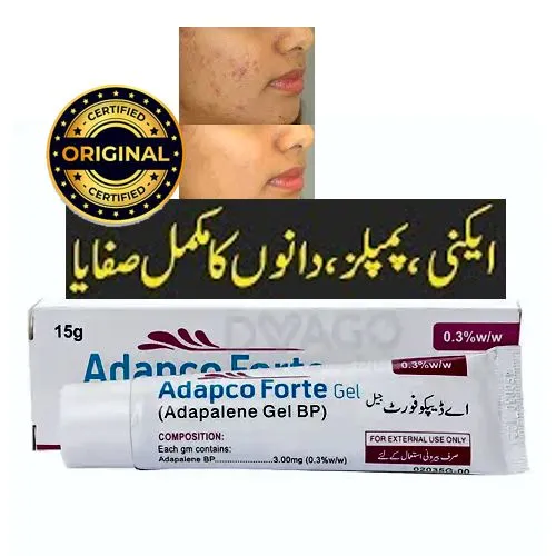 Adapco Forte Gel Acne Treatment Skin Care Products | Daraz.pk