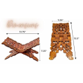 Premium Handcrafted Wooden Rahal Quran Stand | Elegant Rehal for Quran Pak | Prayer Book Holder Stand for Quran Reading | Wooden Quran Rehal Stand with Traditional Craftsmanship | Holy Book Holder Islamic Gift | Hadi Wood Craft. 