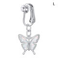 1Pc  Belly Button Ring  Clip On Belly Piercing Non Piercing Navel Ring Eshylala. 